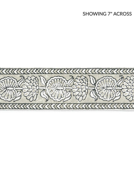 Scalamandre Tulsi Block Print Tape Truffle Trim