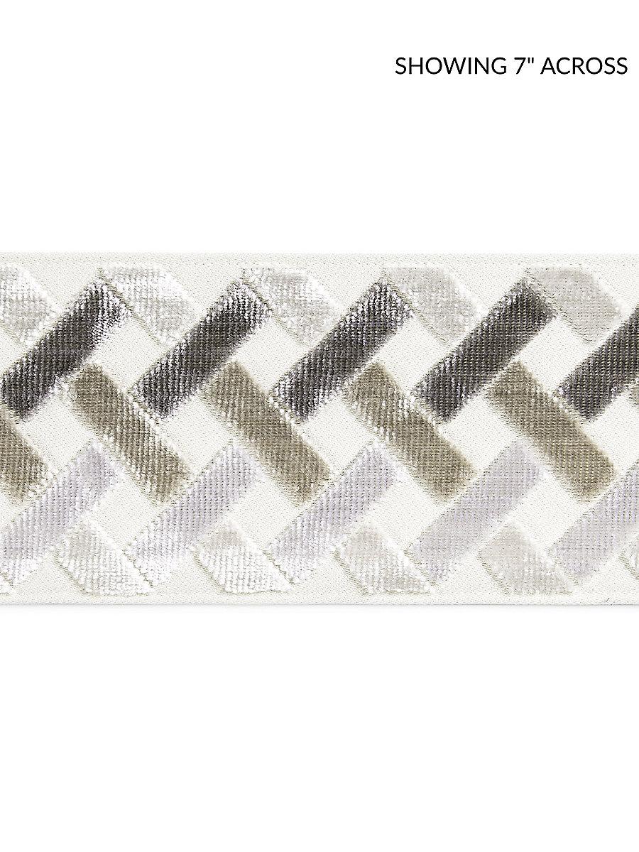 Scalamandre Parquet Velvet Tape Flagstone Trim
