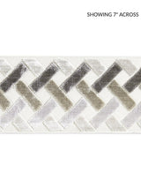 Scalamandre Parquet Velvet Tape Flagstone Trim