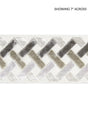 Scalamandre Parquet Velvet Tape Flagstone Trim