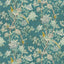 G P & J Baker HYDRANGEA BIRD (ARCHIVE) TEAL Fabric