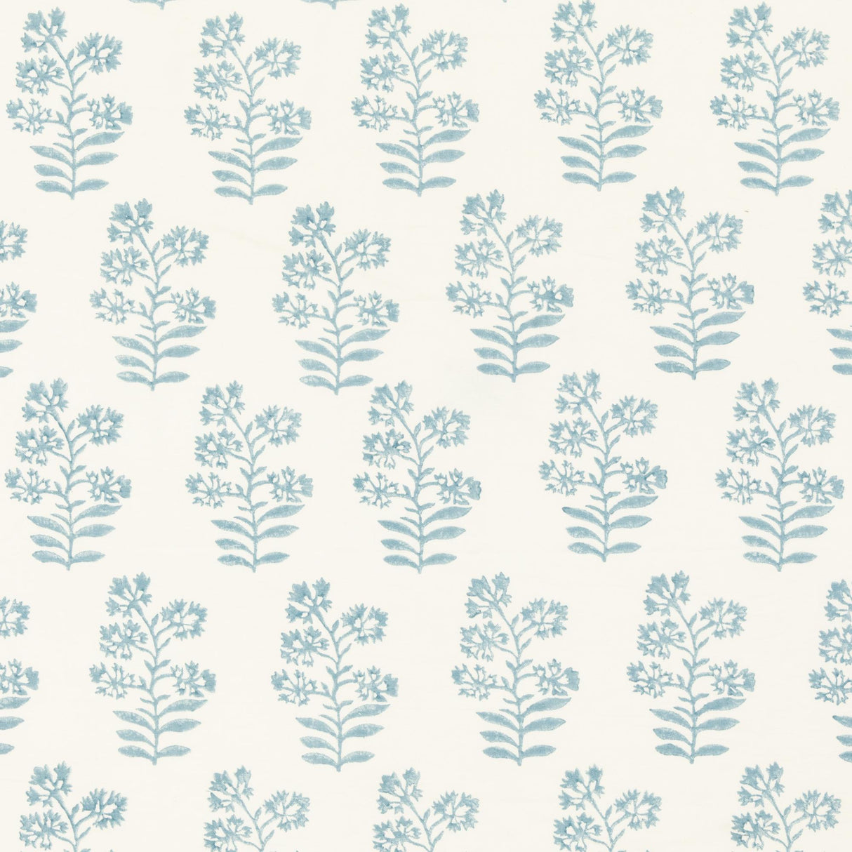 Baker Lifestyle WILD FLOWER SOFT BLUE Fabric