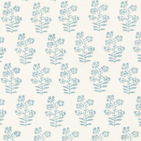 Baker Lifestyle WILD FLOWER SOFT BLUE Fabric