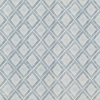 Baker Lifestyle BLOCK TRELLIS INDIGO Fabric