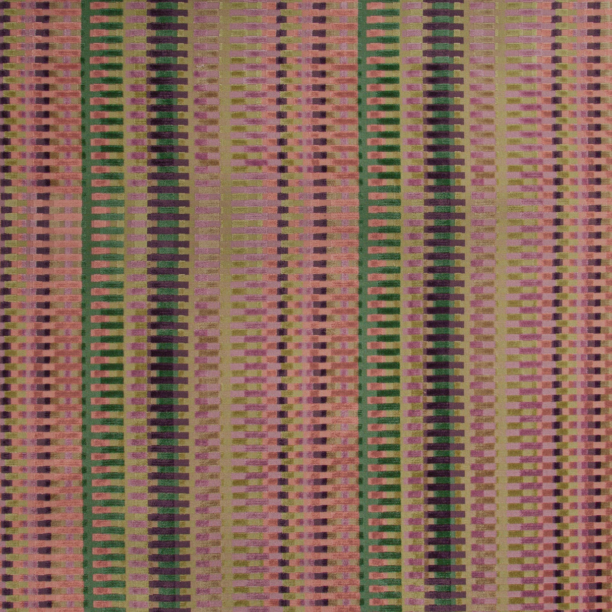 Lee Jofa PICKET MULTI/PLUM Upholstery Fabric