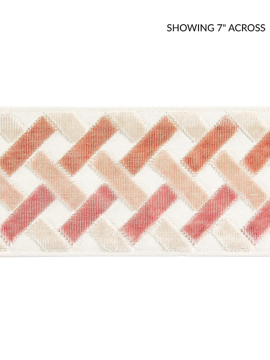 Scalamandre Parquet Velvet Tape Rose Quartz Trim