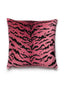 Scalamandre Tigre 22 X 22 - Reds & Black Decorative Pillow