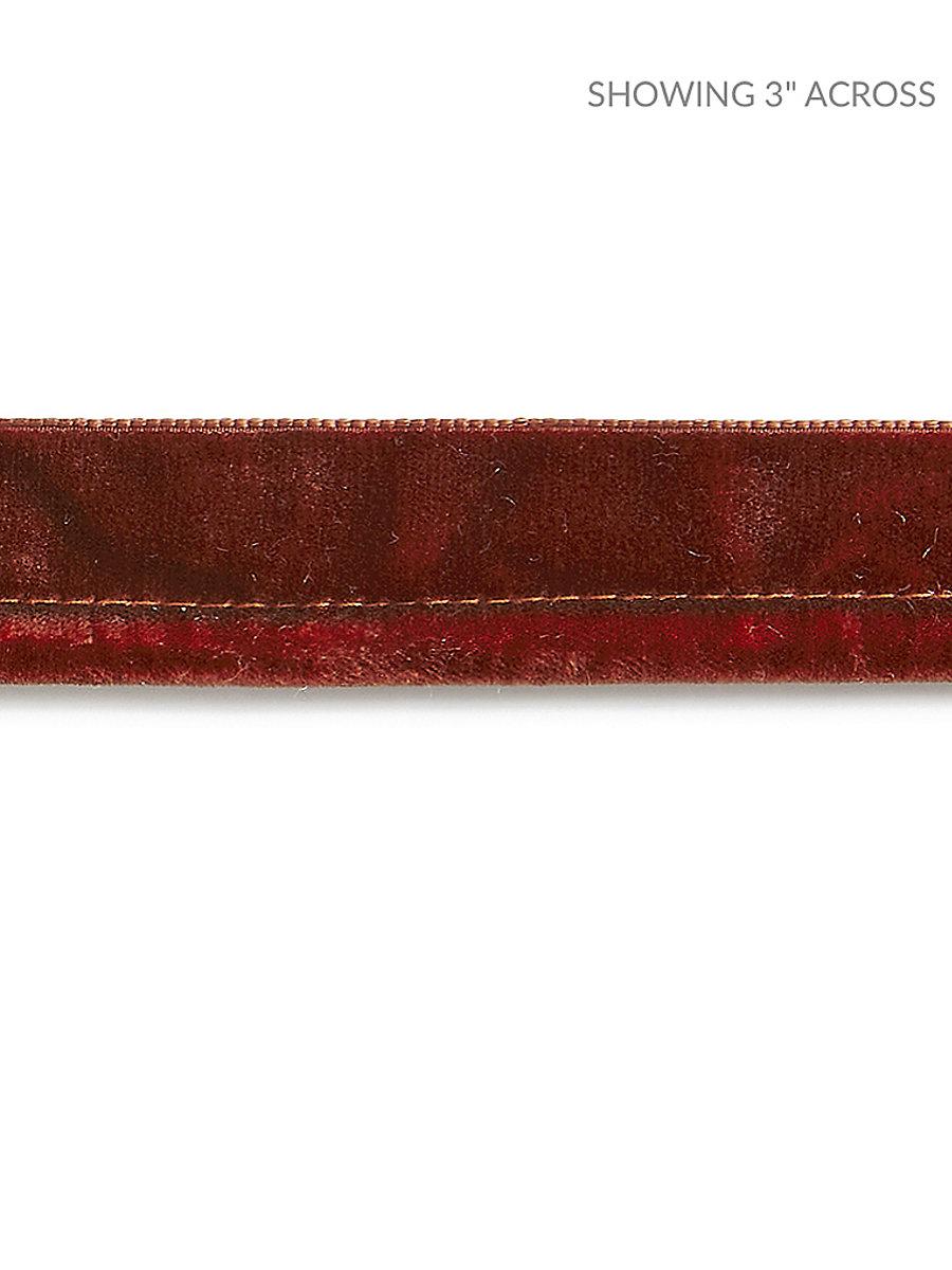 Scalamandre Velvet Rope Cord Henna Trim