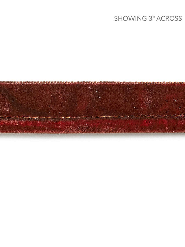 Scalamandre Velvet Rope Cord Henna Trim