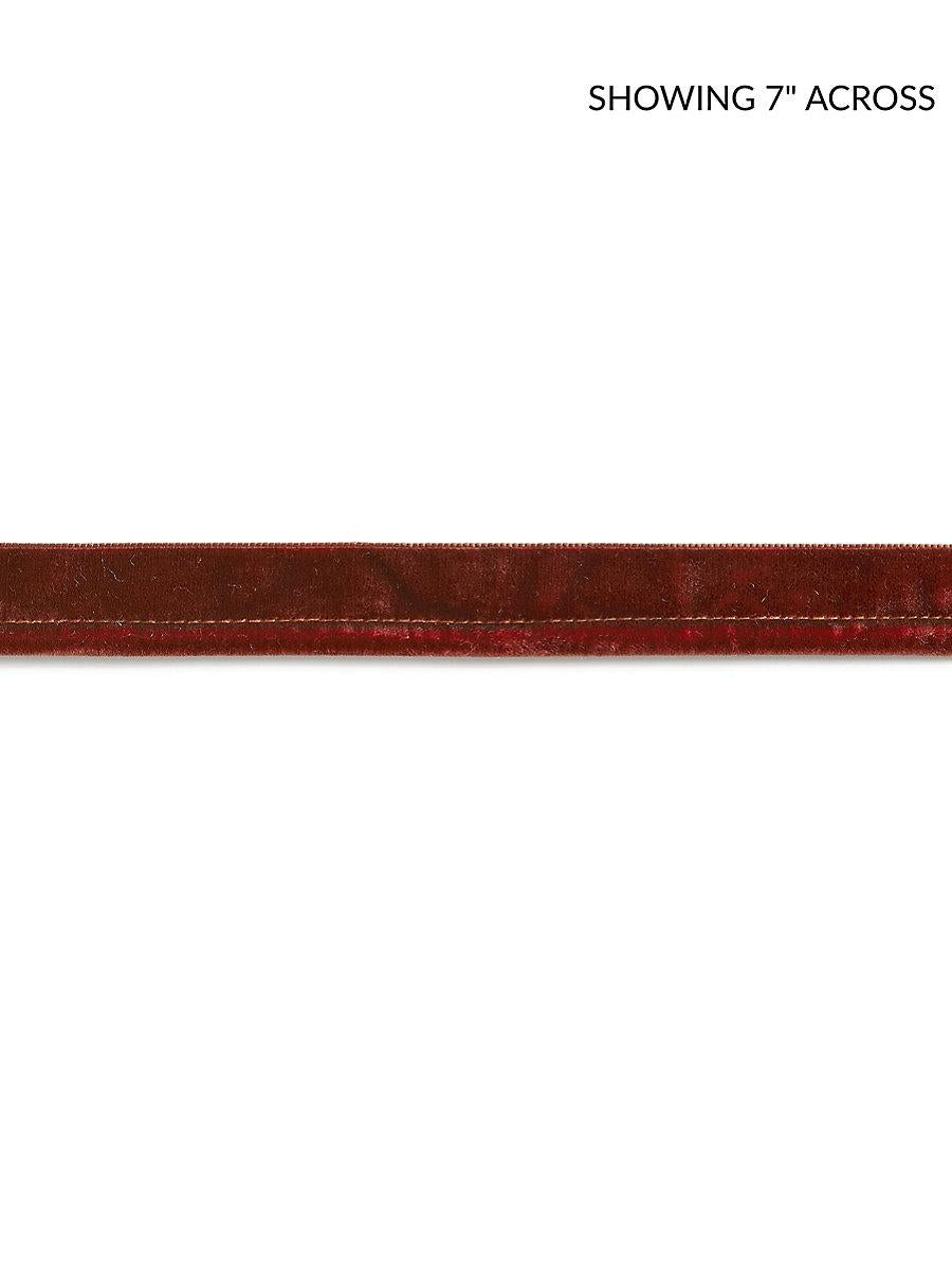 Scalamandre Velvet Rope Cord Henna Trim