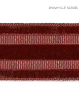 Scalamandre Runway Velvet Tape Henna Trim