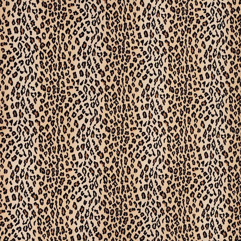 Schumacher Safari Pingl Leopard Fabric