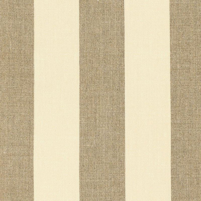 Schumacher Kerry Linen Stripe Natural Fabric