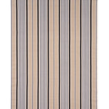 Schumacher Minzer Cotton Stripe Neutral Fabric