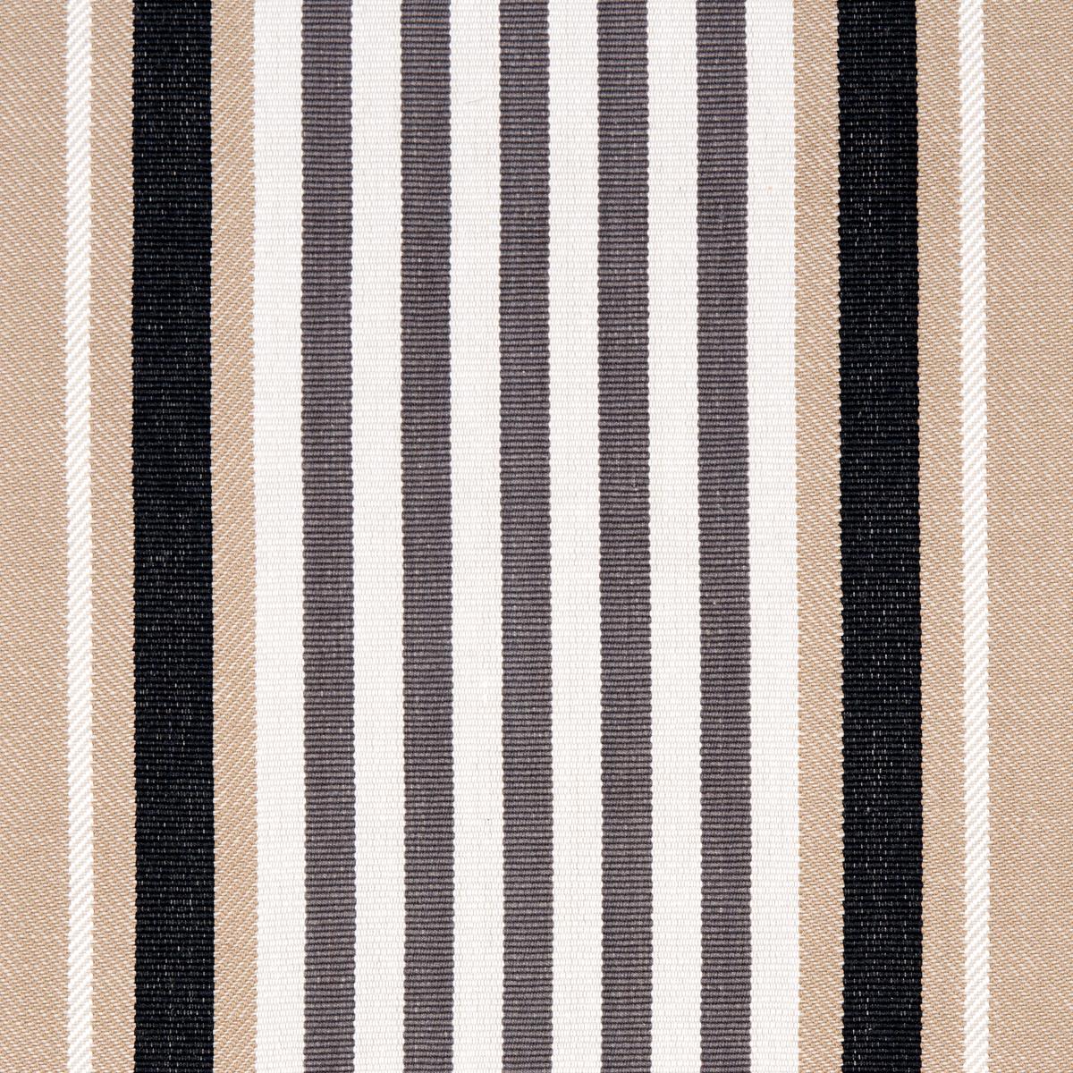 Schumacher Minzer Cotton Stripe Neutral Fabric