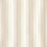 Schumacher Wellfleet Ticking Stripe Pebble Fabric