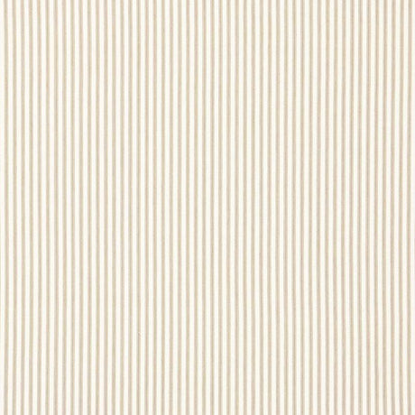 Schumacher Wellfleet Ticking Stripe Pebble Fabric