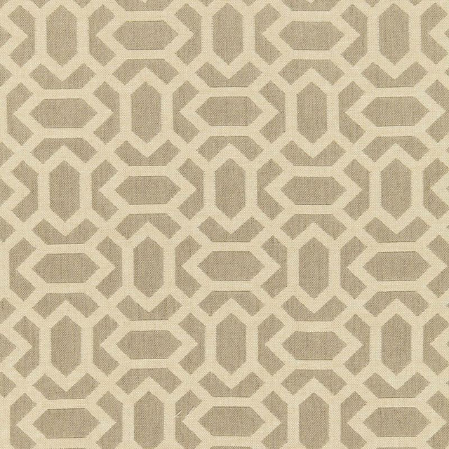 Schumacher San Remo Fret Sahara Fabric