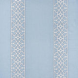 Schumacher Don'T Fret Sky Fabric