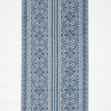 Schumacher Toledo Embroidery Navy Fabric