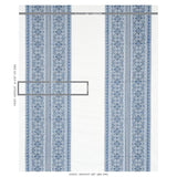 Schumacher Toledo Embroidery Navy Fabric