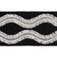 Schumacher Ogee Embroidered Tape Black Trim