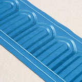 Schumacher Teal Arches Embroidered Tape Wide