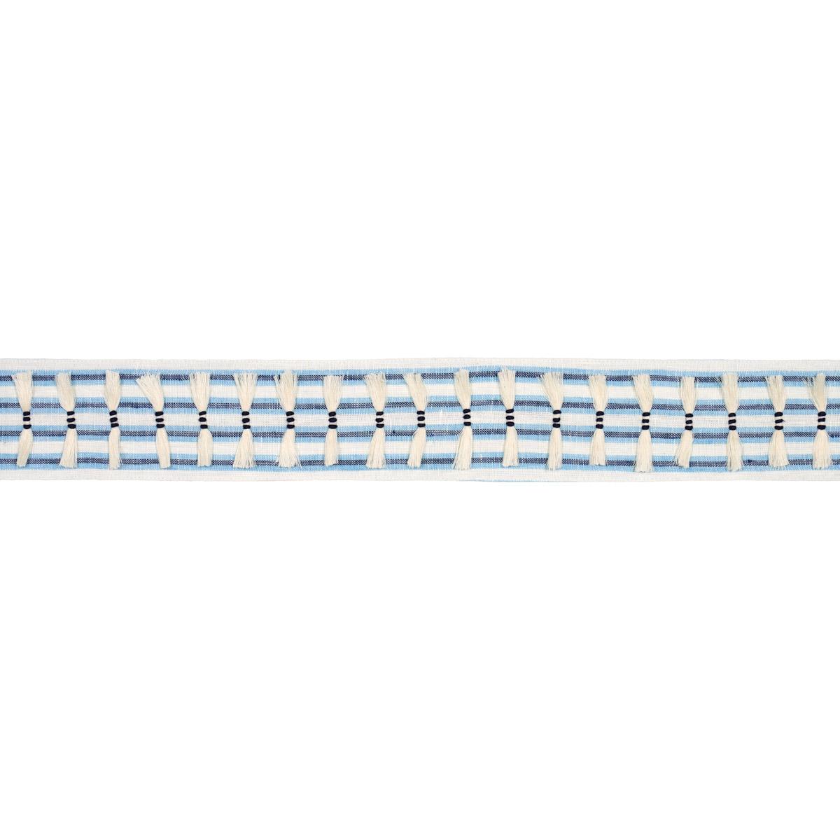 Schumacher Blue Eyelash Fringe