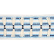 Schumacher Blue Eyelash Fringe