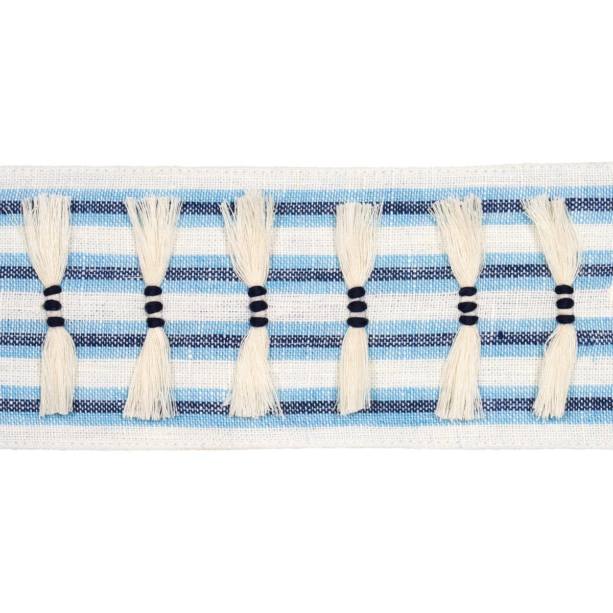 Schumacher Blue Eyelash Fringe