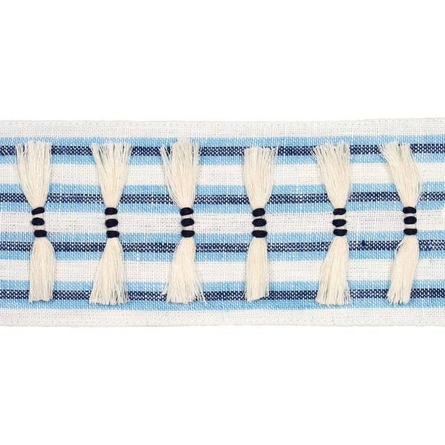 Schumacher Blue Eyelash Fringe