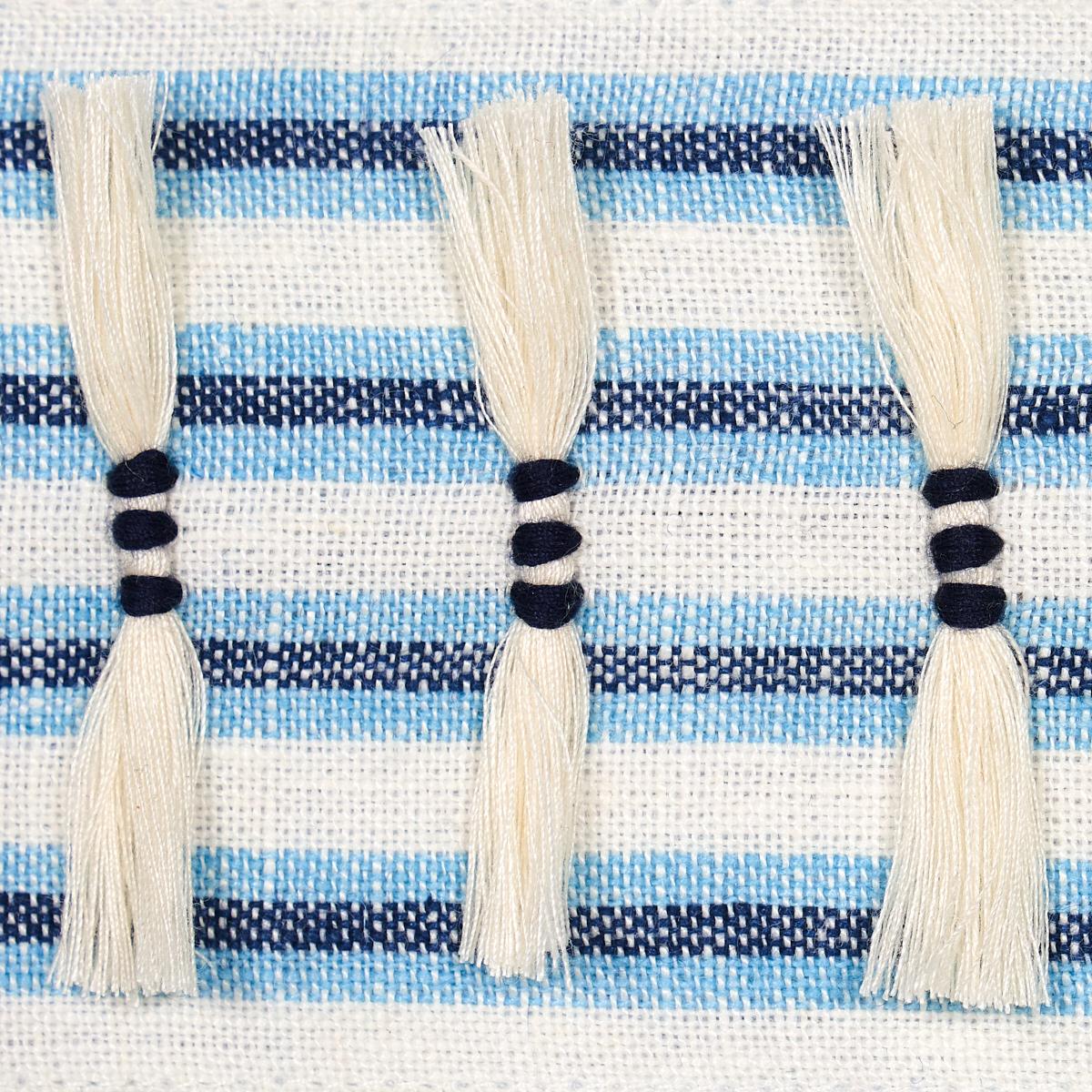 Schumacher Blue Eyelash Fringe