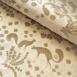 Schumacher Arbor Forest Champagne Fabric