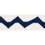 Schumacher Navy On Ivory Lazare Appliqu Tape