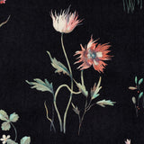 Schumacher Primavera Velvet Black Fabric