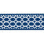 Schumacher Navy Lattice Indoor/Outdoor Tape