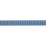 Schumacher Navy Lattice Indoor/Outdoor Tape