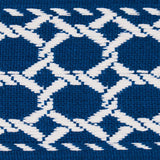 Schumacher Navy Lattice Indoor/Outdoor Tape