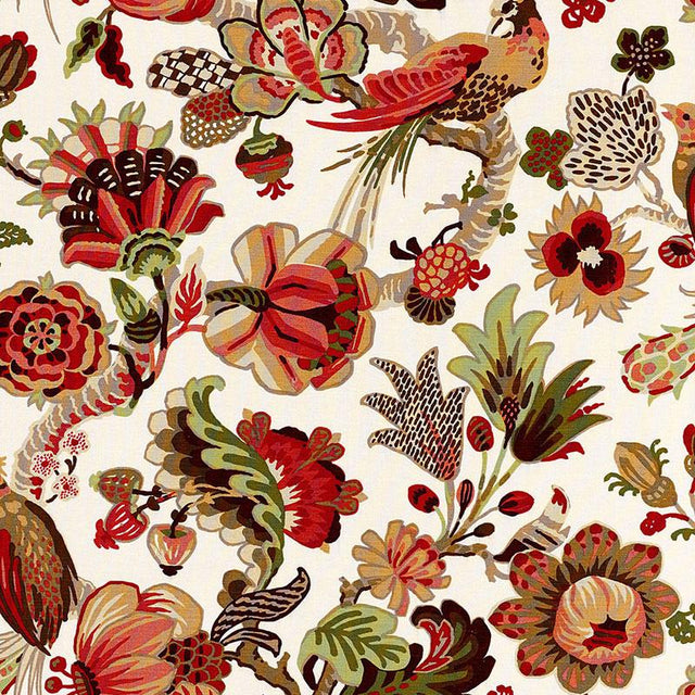 Schumacher Cambourne Coral Fabric