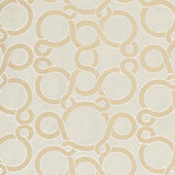 Schumacher Conundrum Ice Milk Fabric