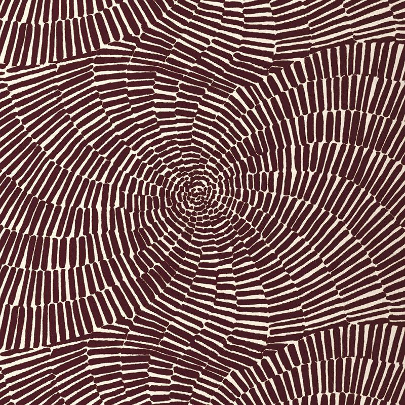 Schumacher Sonriza Print Indoor/Outdoor Java Fabric