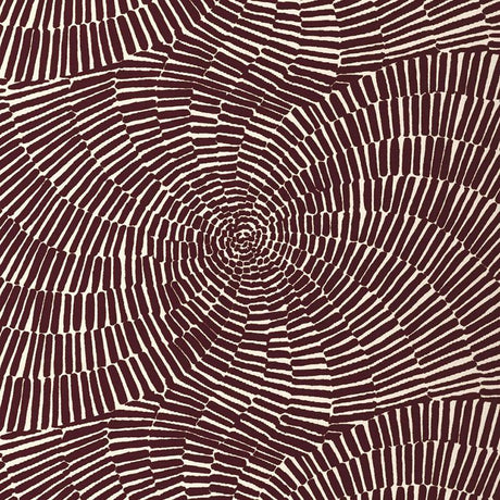 Schumacher Sonriza Print Indoor/Outdoor Java Fabric