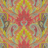 Schumacher Cambay Paisley Print Parrot Fabric
