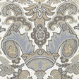 Schumacher Mataura Linen Print Greige Fabric