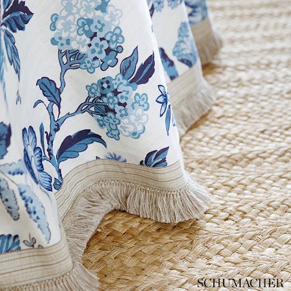 Schumacher Huntington Gardens Bleu Marine Fabric