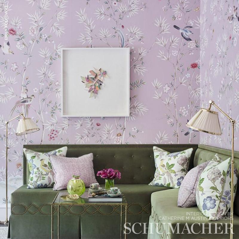 Schumacher Huntington Gardens Lavender Fabric