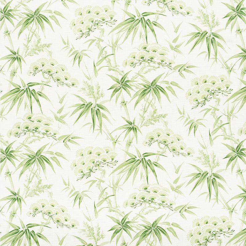 Schumacher Arita Floral Leaf Fabric