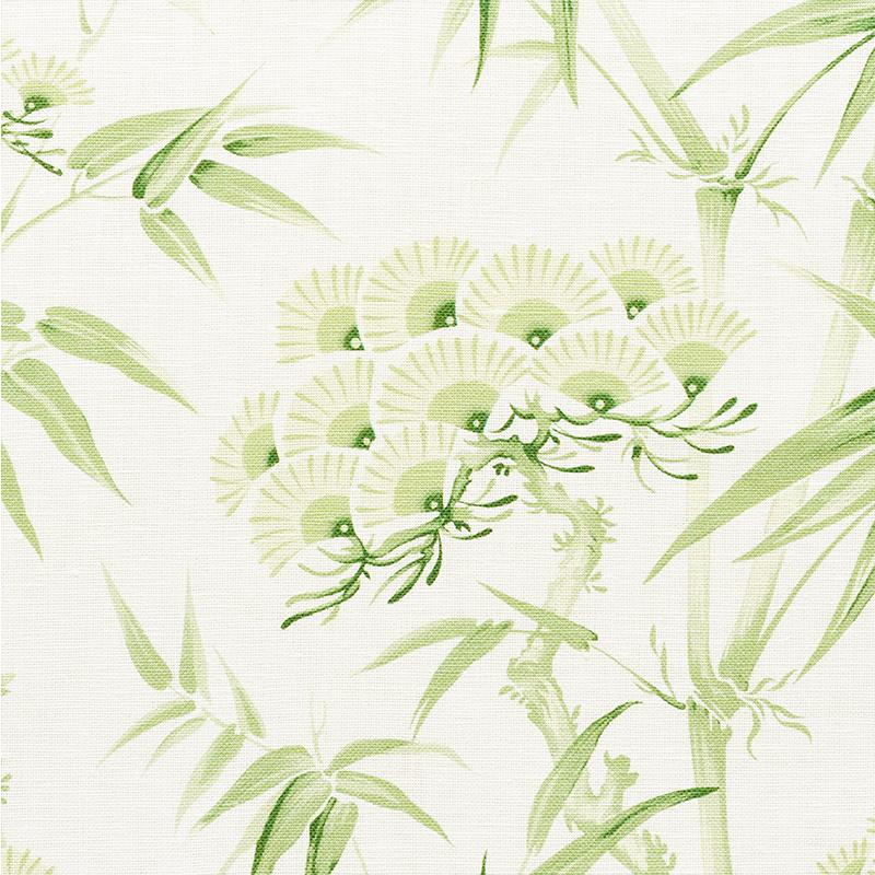 Schumacher Arita Floral Leaf Fabric