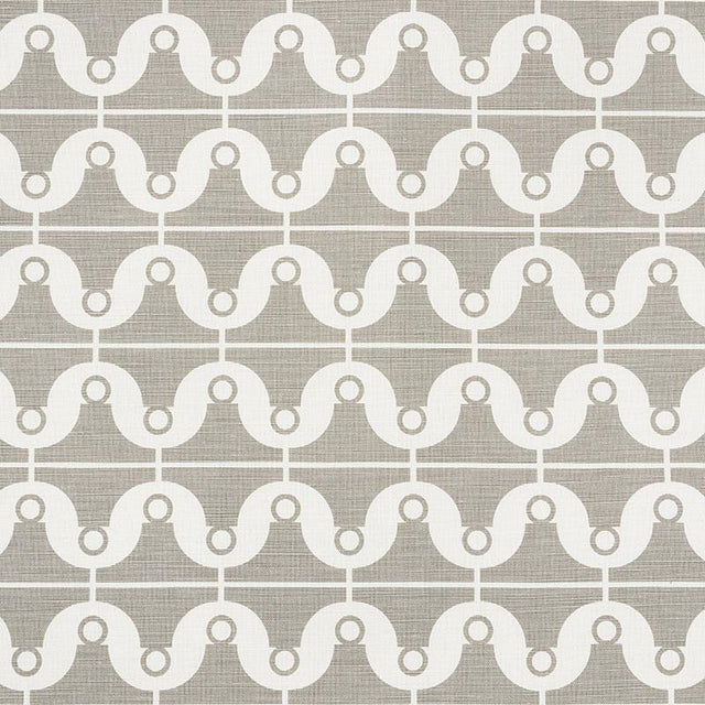 Schumacher London Bridge Taupe Fabric
