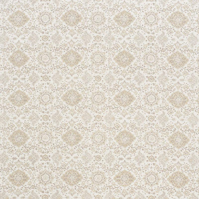 Schumacher Montecito Floral Neutral Fabric